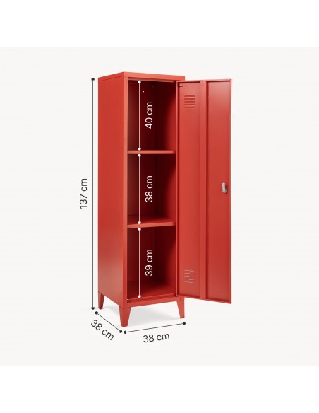 metalskab skab klædeskab kontorskab kontormøbler garderobeskab børneværelse