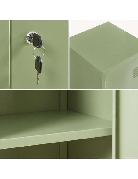 metalskab skab klædeskab kontorskab kontormøbler garderobeskab børneværelse