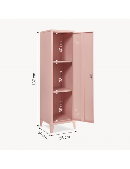 metalskab skab klædeskab kontorskab kontormøbler garderobeskab børneværelse