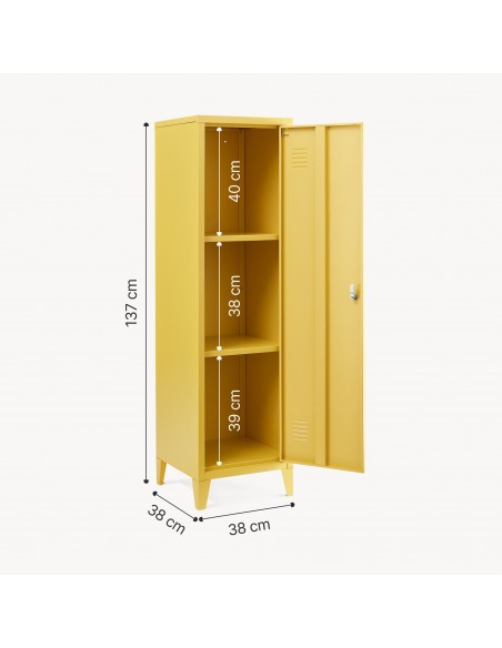 metalskab skab klædeskab kontorskab kontormøbler garderobeskab børneværelse