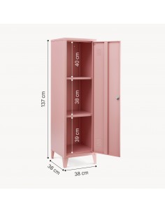 metalskab skab klædeskab kontorskab kontormøbler garderobeskab børneværelse 2