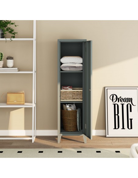 metalskab skab klædeskab kontorskab kontormøbler garderobeskab børneværelse