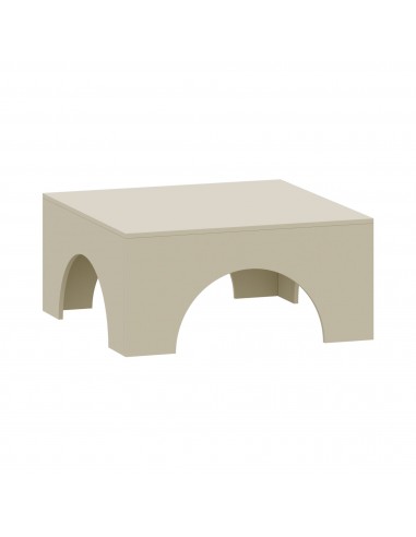 sofabord sidebord stuemøbler rundt moderne design beige