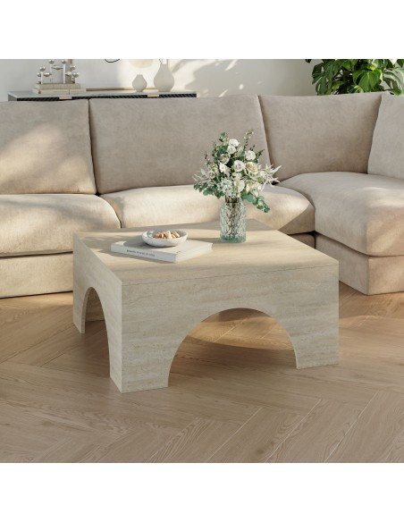 sofabord sidebord stuemøbler moderne design travertin sten