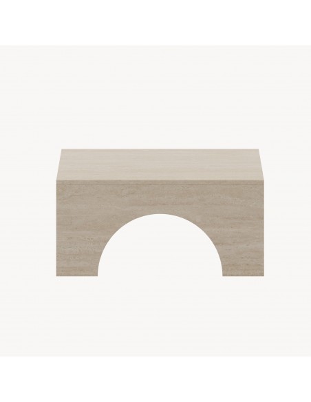 sofabord sidebord stuemøbler moderne design travertin sten