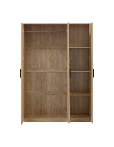 klædeskab træ eg skab soveværelse garderobe