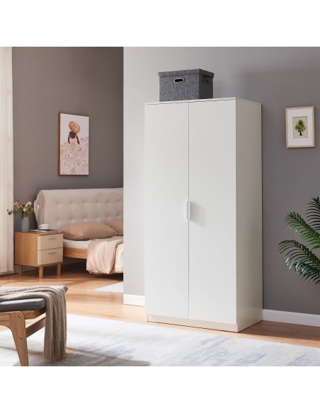 klædeskab hvid skab soveværelse garderobe