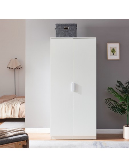 klædeskab hvid skab soveværelse garderobe