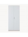 EISEL Klædeskab i MDF og møbelplade H176 x B80 x D52 cm - Hvid