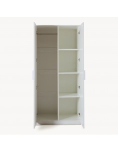 klædeskab hvid skab soveværelse garderobe 2