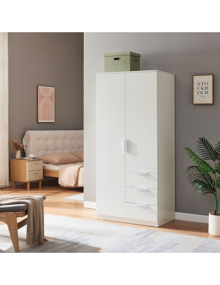 klædeskab hvid skab soveværelse garderobe