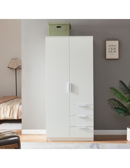 klædeskab hvid skab soveværelse garderobe