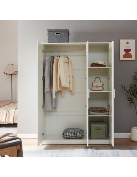 klædeskab hvid skab soveværelse garderobe