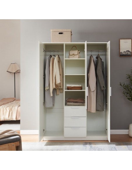 klædeskab hvid skab soveværelse garderobe