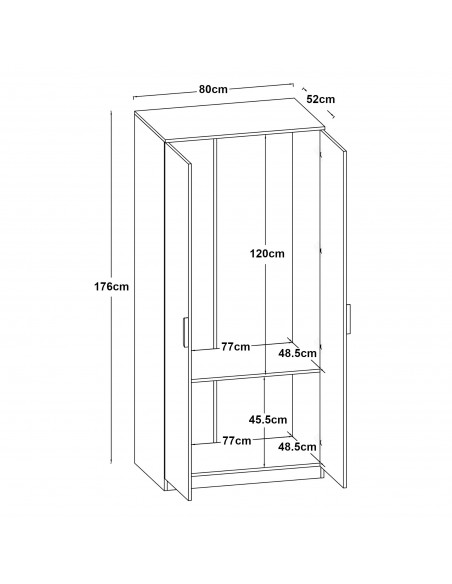klædeskab skab soveværelse garderobe