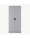 EISEL Klædeskab i MDF og møbelplade H176 x B80 x D52 cm - Grå