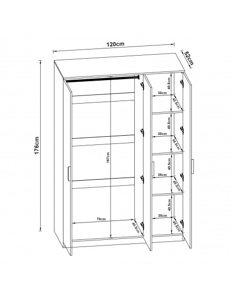 klædeskab skab soveværelse garderobe