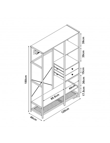 garderobe entremøbler tøjstativ bryggers