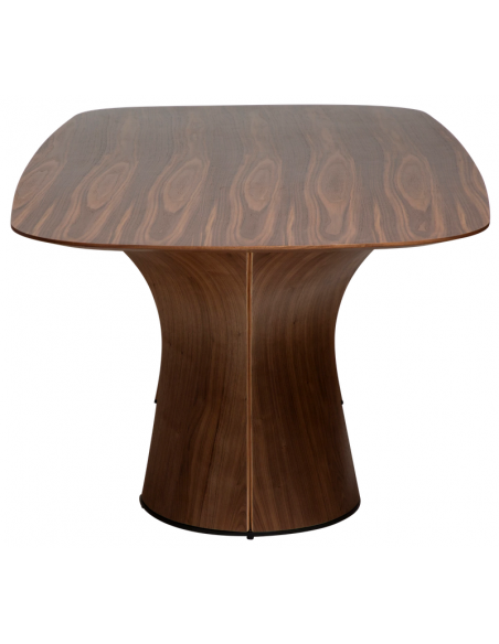 ovalt spisebord 220 træ danform dan-form design dansk moderne valnød