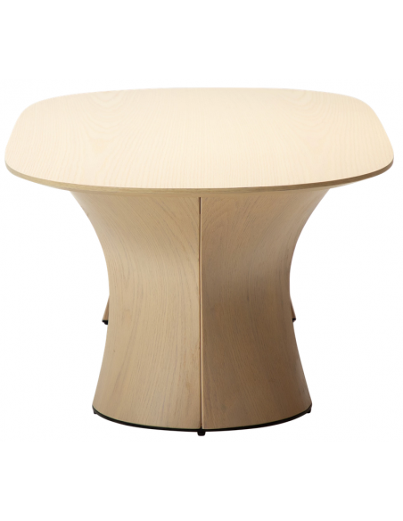 ovalt sofabord træ danform dan-form design dansk moderne