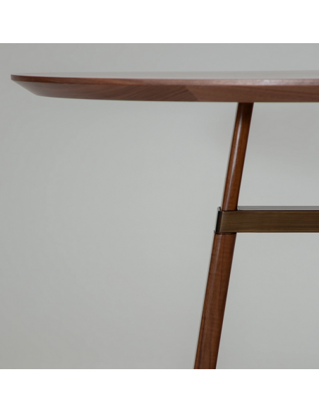 ovalt spisebord 220 træ danform dan-form design dansk moderne valnød