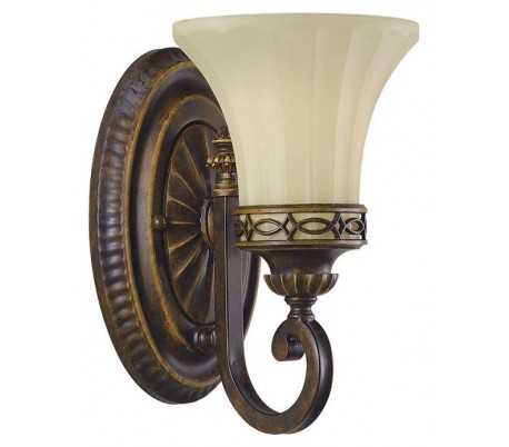Billede af Drawing Room Væglampe H24,8 cm 1 x E27 - Rustik bronze