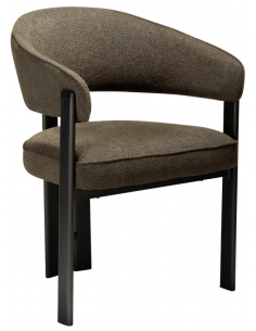 spisebordsstole armlæn stof boucle danform dan form dansk design moderne