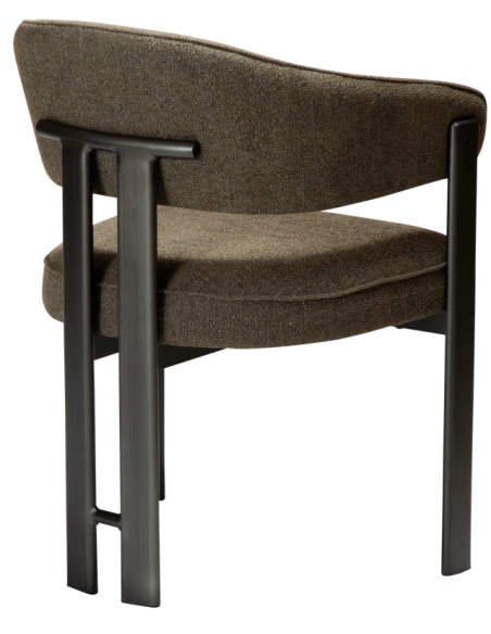 spisebordsstole armlæn stof boucle danform dan form dansk design moderne