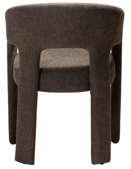 spisebordsstole brun armlæn stof boucle danform dan form dansk design moderne