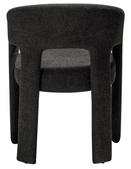 spisebordsstole sort armlæn stof boucle danform dan form dansk design moderne