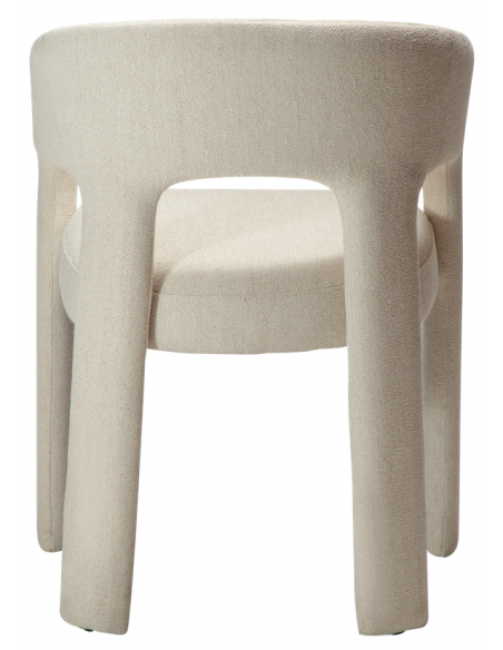 spisebordsstole beige armlæn stof boucle danform dan form dansk design moderne