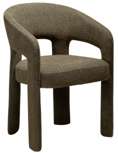 spisebordsstole grøn armlæn stof boucle danform dan form dansk design moderne