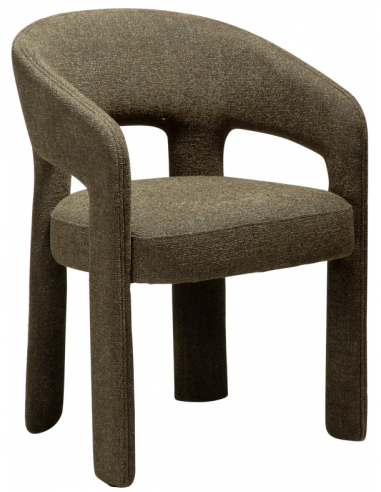 spisebordsstole grøn armlæn stof boucle danform dan form dansk design moderne