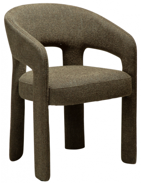 spisebordsstole grøn armlæn stof boucle danform dan form dansk design moderne