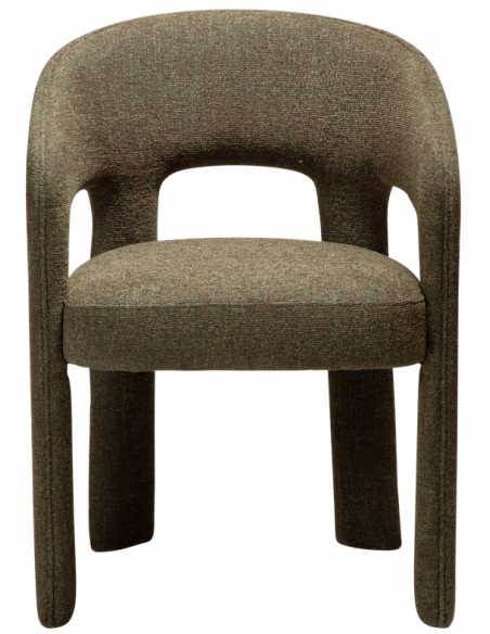 spisebordsstole grøn armlæn stof boucle danform dan form dansk design moderne