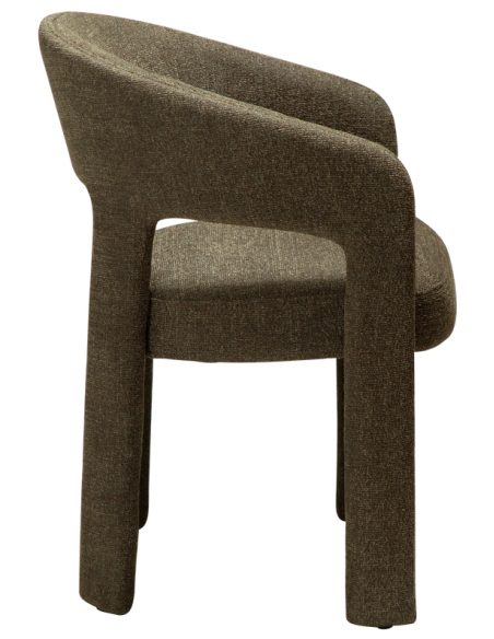 spisebordsstole grøn armlæn stof boucle danform dan form dansk design moderne