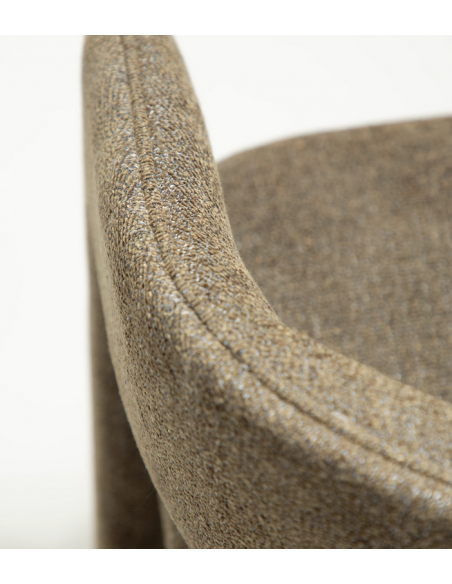 spisebordsstole grøn armlæn stof boucle danform dan form dansk design moderne