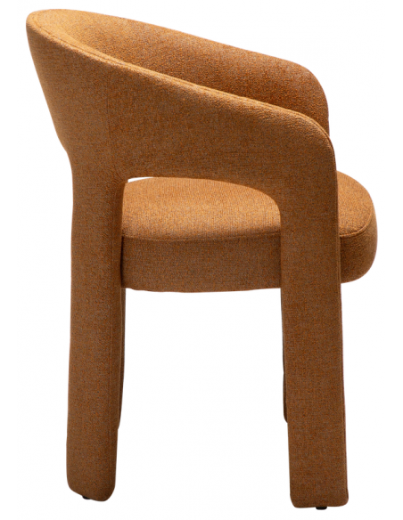 spisebordsstole armlæn stof boucle danform dan form dansk design moderne