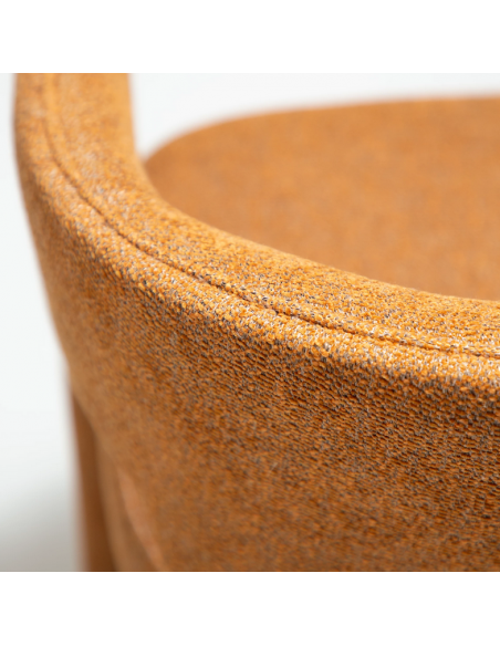 spisebordsstole armlæn stof boucle danform dan form dansk design moderne