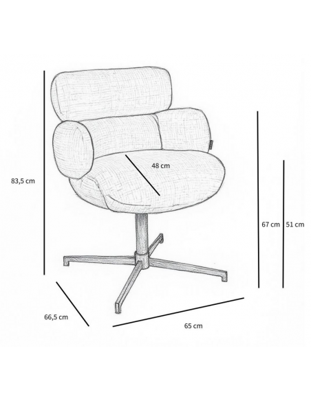 spisebordsstol beige drejefod armlæn restaurantmøbler restaurantindretning cafeindretning skandinavisk restaurantstole