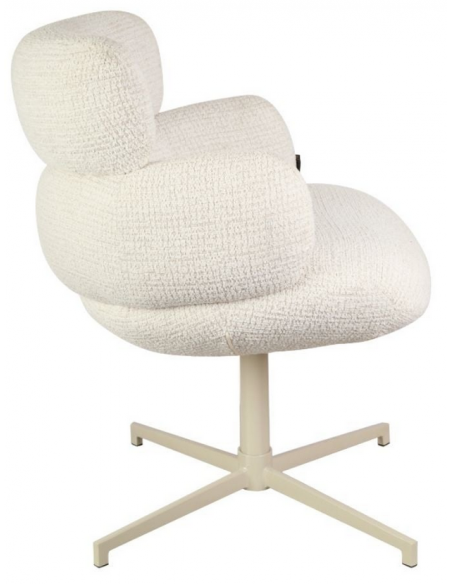 spisebordsstol beige drejefod armlæn restaurantmøbler restaurantindretning cafeindretning skandinavisk restaurantstole