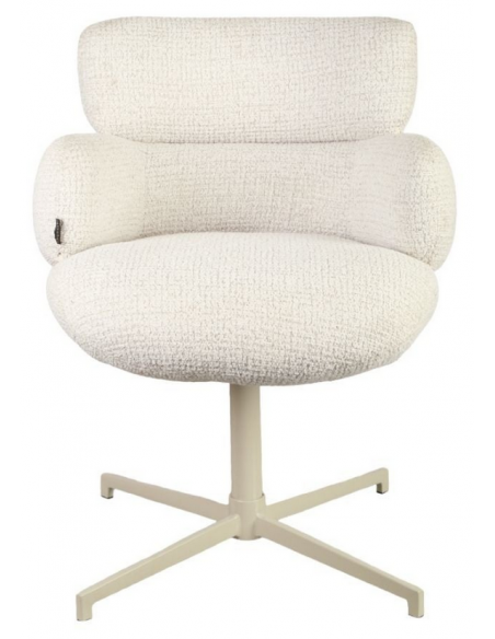 spisebordsstol beige drejefod armlæn restaurantmøbler restaurantindretning cafeindretning skandinavisk restaurantstole