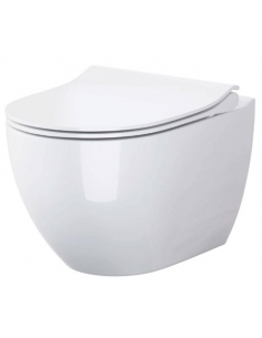 hvidt toilet væg væghængt vægmonteret cisterne indbygget