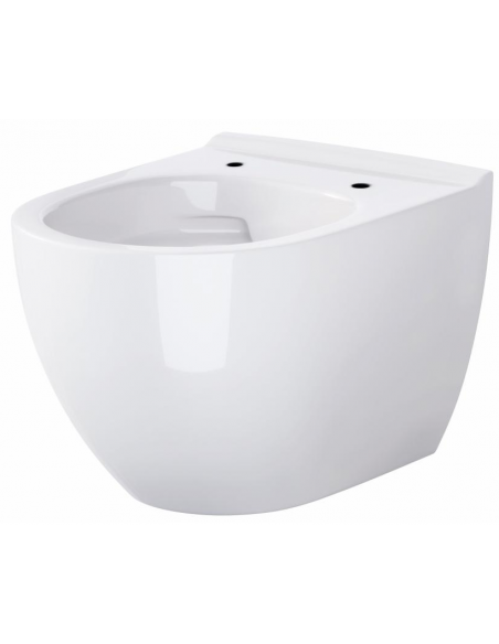 hvidt toilet væg væghængt vægmonteret cisterne indbygget