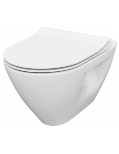 hvidt toilet væg væghængt vægmonteret cisterne indbygget