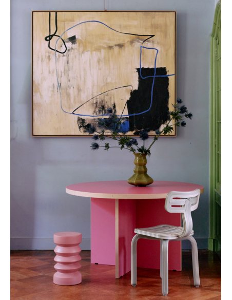 hkliving hk living spisebord rundt 130 moderne design