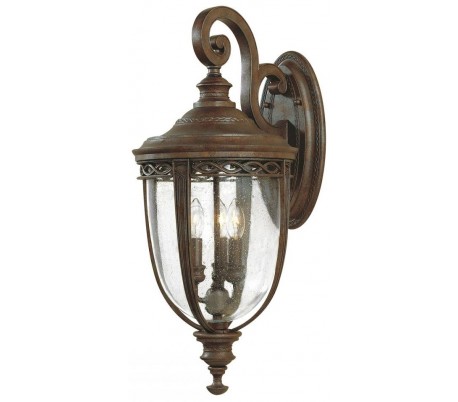 Billede af English Bridle Væglampe H62,2 cm 3 x E14 - Rustik bronze