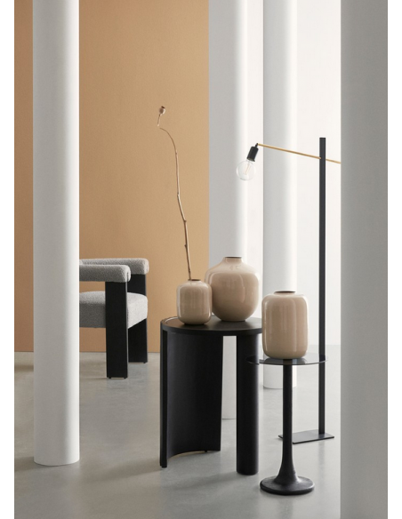 spisebordsstole med armlæn stof træ moderne design