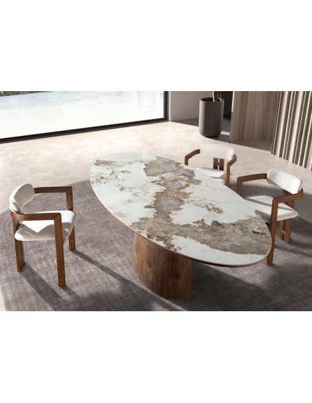 spisebordsstol med armlæn træ erhvervsindretning restaurantmøbler