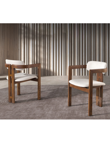 spisebordsstol med armlæn træ erhvervsindretning restaurantmøbler